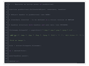 GUI in MATLAB